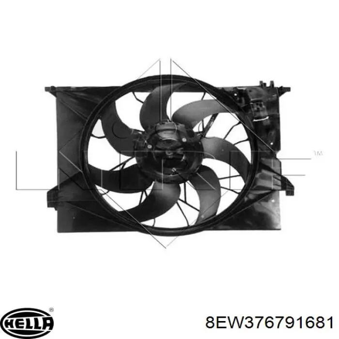 Compre A2115001193 Mercedes Difusor do radiador de esfriamento, montado com motor e roda de aletas