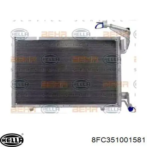 C1B119972AD Ford Radiador de aparelho de ar condicionado