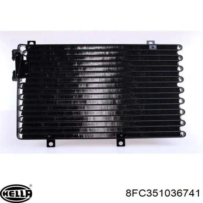 Radiador de aparelho de ar condicionado 8FC351036741 HELLA