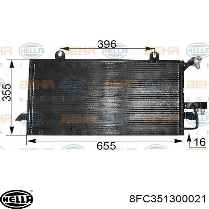 Compre 814286 VALEO Radiador de aparelho de ar condicionado