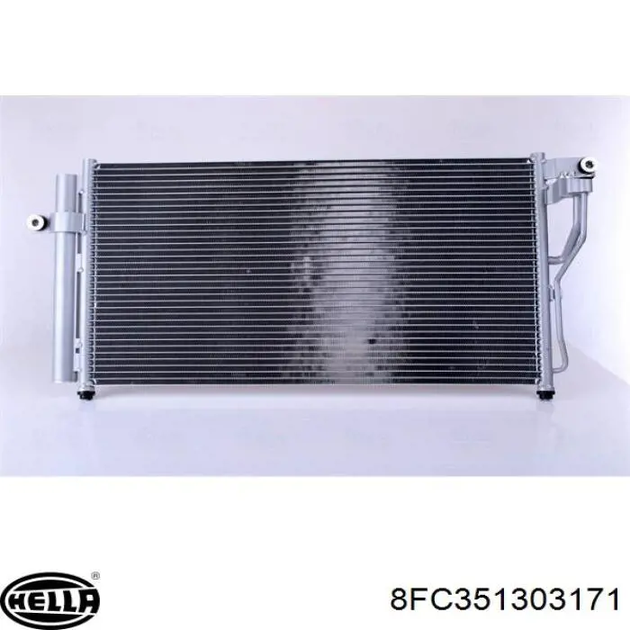 Radiador de aparelho de ar condicionado 606HN2030 TYC