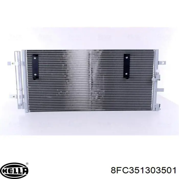 Compre 8FC351303501 HELLA Radiador de aparelho de ar condicionado