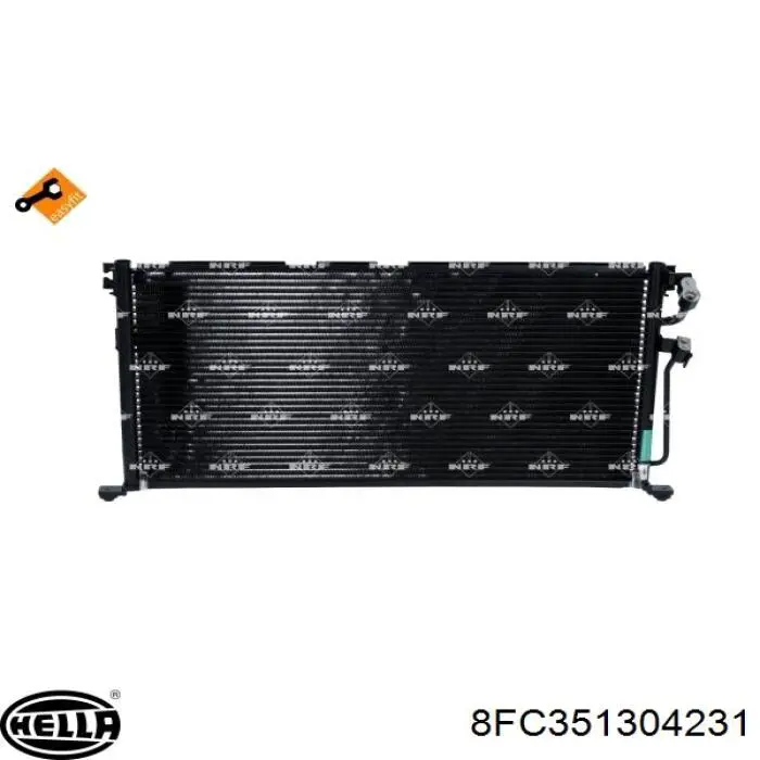 Compre 606MB2023 TYC Radiador de aparelho de ar condicionado