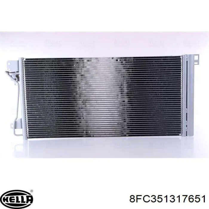 Radiador de aparelho de ar condicionado 9568K8C1S Polcar