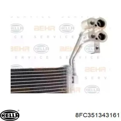 Compre 95857311102 VAG Radiador de aparelho de ar condicionado