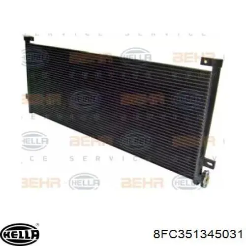 AC884000S Mahle Original Radiador de aparelho de ar condicionado
