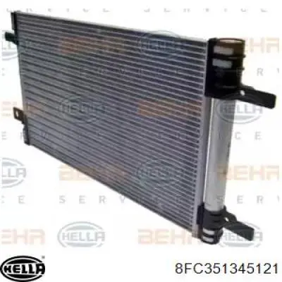 1626267380 Peugeot/Citroen Radiador de aparelho de ar condicionado