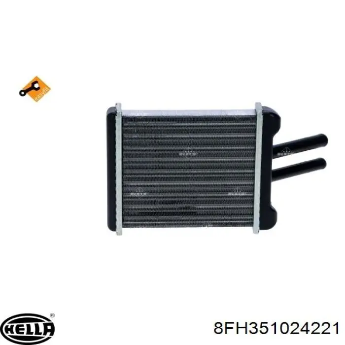 Radiador de forno (de aquecedor) 96731949 LSA