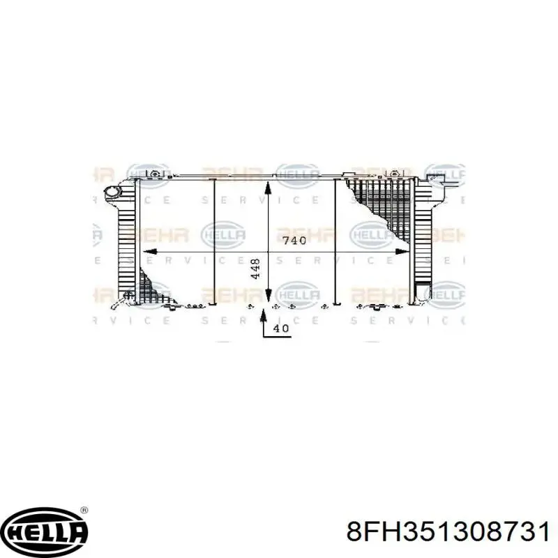 1126301600 JP Group Radiador de forno (de aquecedor)