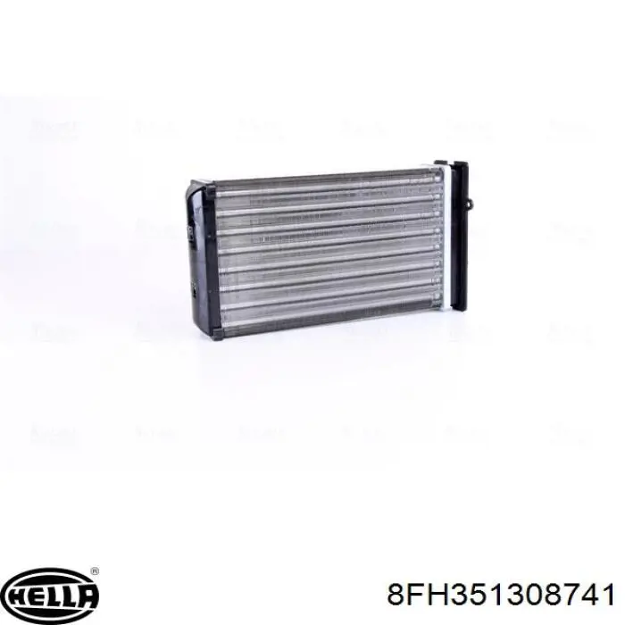 Compre 8FH351308741 HELLA Radiador de forno (de aquecedor)