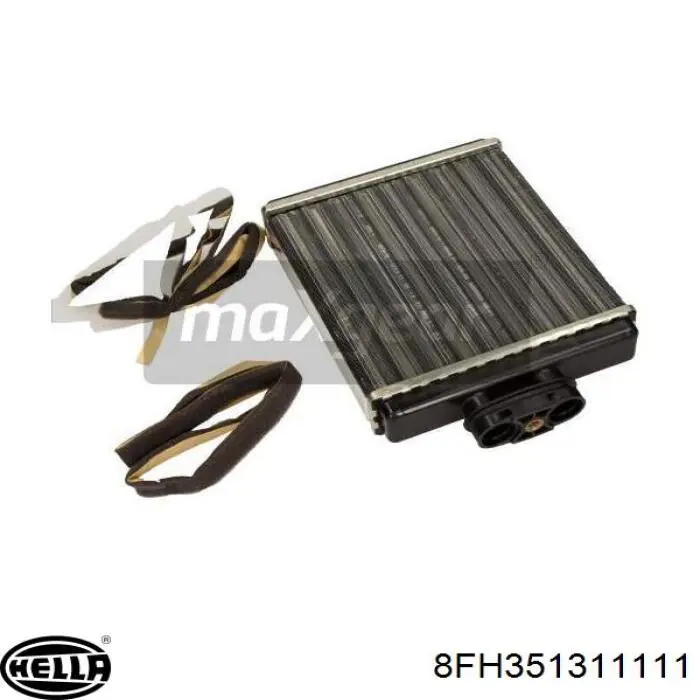 Radiador de forno (de aquecedor) 8FH351311111 HELLA