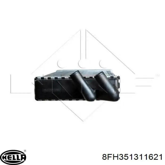 Compre 8FH351311621 HELLA Radiador de forno (de aquecedor)