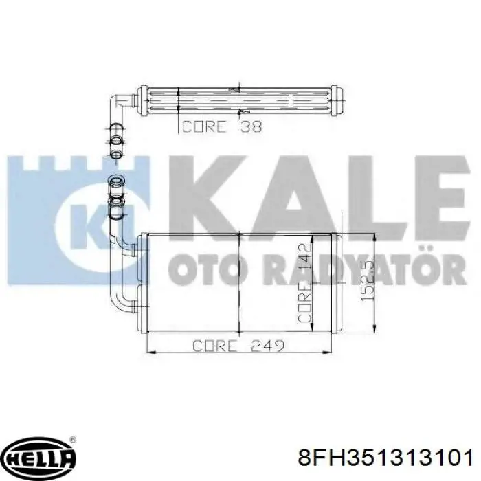 Compre TP157071740 Tempest Radiador de forno (de aquecedor)