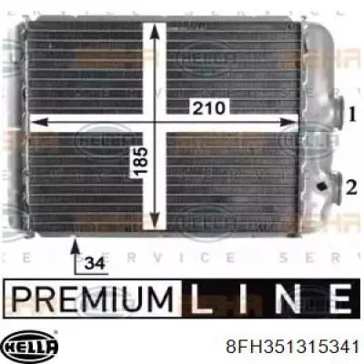 Compre 52479236 General Motors Radiador de forno (de aquecedor)