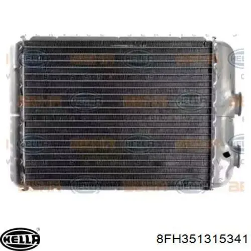 Radiador de forno (de aquecedor) 52479236 General Motors