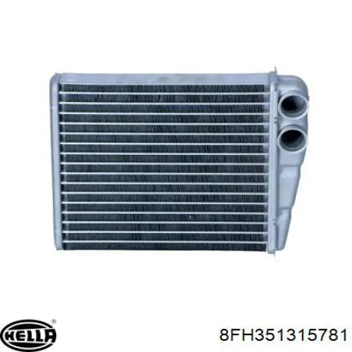 Radiador de forno (de aquecedor) HELLA 8FH351315781 preço, a partir de 44,09 USD