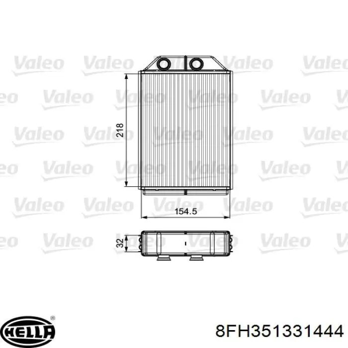 Compre 489010N Dasis Radiador de forno (de aquecedor)