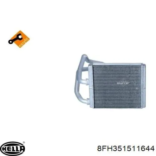 Radiador de forno (de aquecedor) VALEO 811511 preço, a partir de 119,46 USD