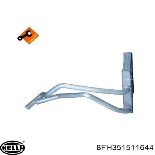 Radiador de forno (de aquecedor) VALEO 811511 preço, a partir de 119,46 USD