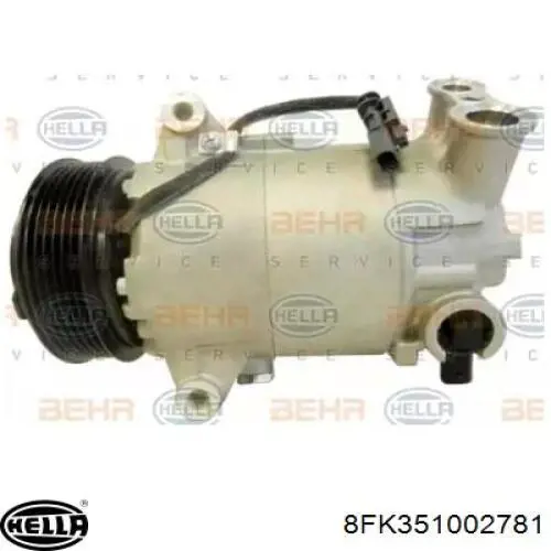 Compressor de aparelho de ar condicionado 13412251 General Motors