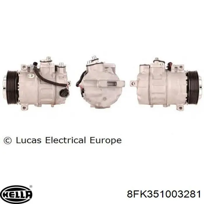 Compressor de aparelho de ar condicionado DCP21029 Denso