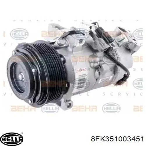 Compressor de aparelho de ar condicionado 6014KS2 Polcar