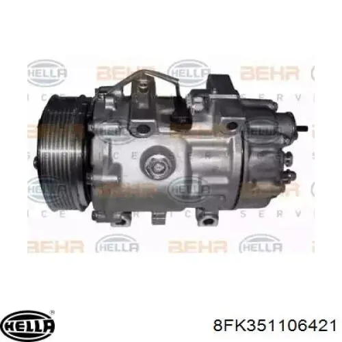 Compressor de aparelho de ar condicionado 3M5H19D629HC Volvo