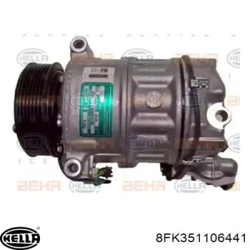 C2D38611 Jaguar Compressor de aparelho de ar condicionado