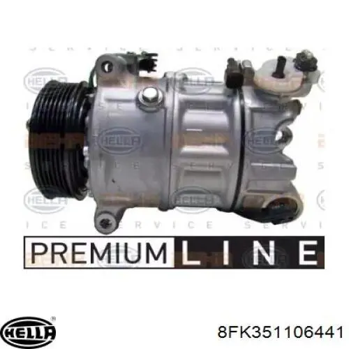 Compressor de aparelho de ar condicionado 22861236 General Motors