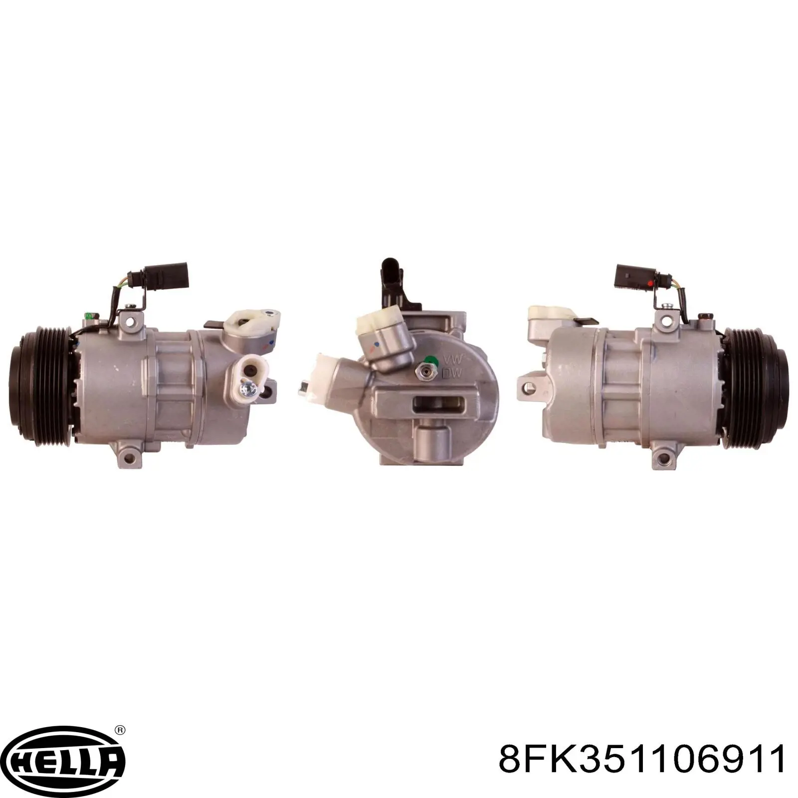 Compre 2A2510717 VAG Compressor de aparelho de ar condicionado