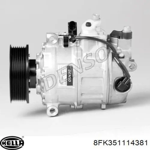 Compressor de aparelho de ar condicionado 815667 VALEO