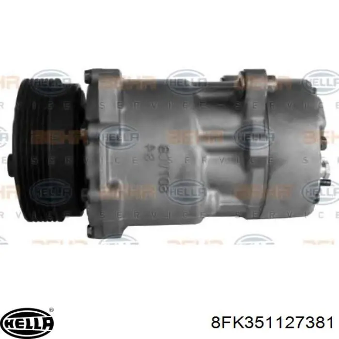 Compressor de aparelho de ar condicionado 8FK351127381 HELLA