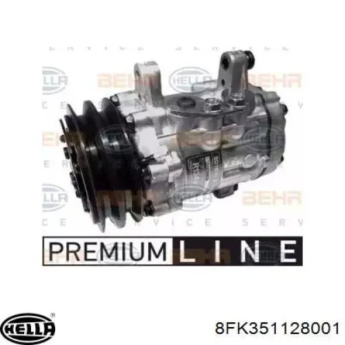 Compressor de aparelho de ar condicionado SD7B107170 Sanden