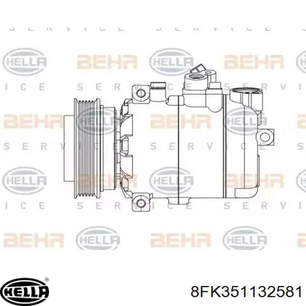 Compressor de aparelho de ar condicionado 240128 Cargo