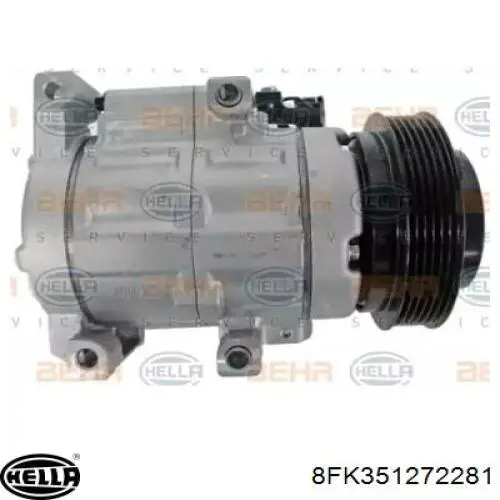 Compressor de aparelho de ar condicionado EG2161450F Mazda