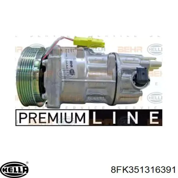 SD6C121350 MSG Rebuilding Compressor de aparelho de ar condicionado