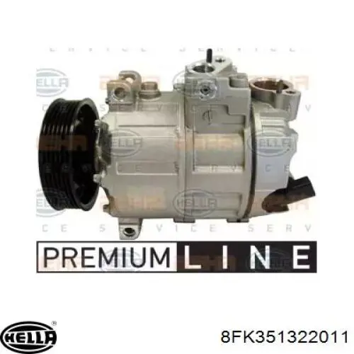 Compre 8FK351322011 HELLA Compressor de aparelho de ar condicionado