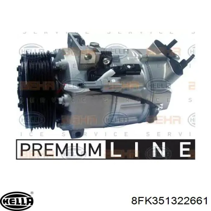 Compressor de aparelho de ar condicionado HELLA 8FK351322661 preço, a partir de 346,20 USD