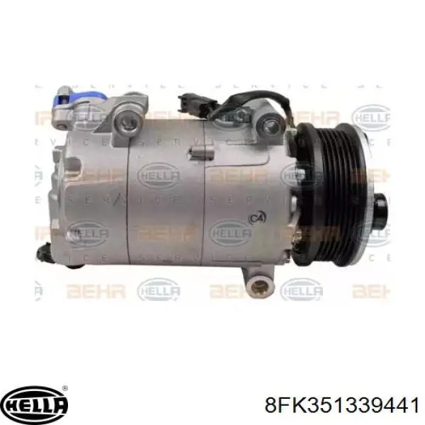 Compressor de aparelho de ar condicionado LR051045 Land Rover