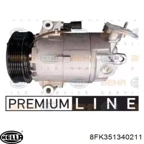 Compressor de aparelho de ar condicionado HELLA 8FK351340211 preço, a partir de 148,12 USD