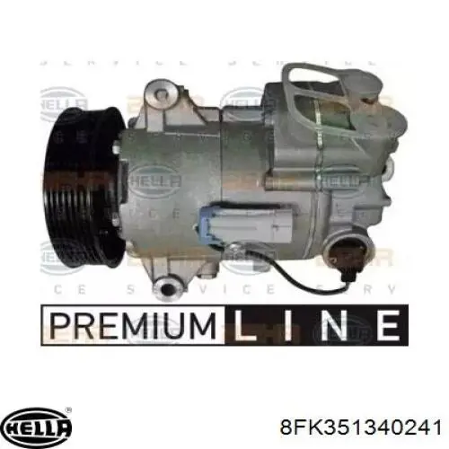Compre 8FK351340241 HELLA Compressor de aparelho de ar condicionado