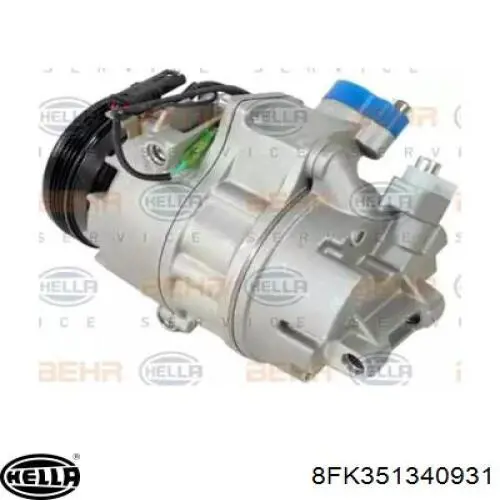 Compressor de aparelho de ar condicionado 241500 Cargo