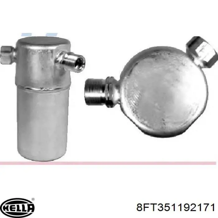 Compre 8FT351192171 HELLA Tanque de recepção do secador de aparelho de ar condicionado