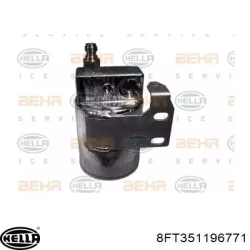 8FT351196771 HELLA Tanque de recepção do secador de aparelho de ar condicionado