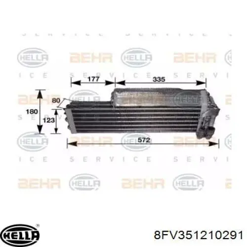 Vaporizador de aparelho de ar condicionado Mercedes A1268300458 preço, a partir de 211,29 USD