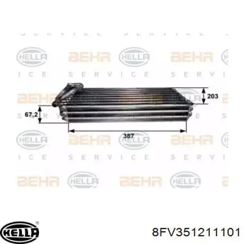 Vaporizador de aparelho de ar condicionado Mercedes Benz Truck TRUCK ACTROS  