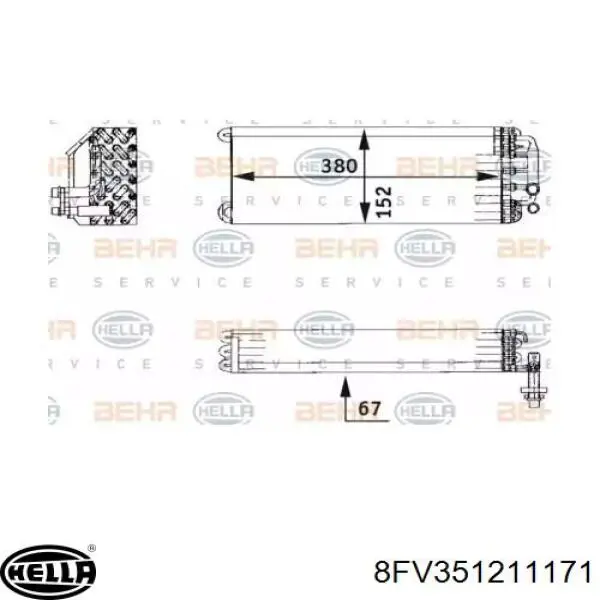 Vaporizador de aparelho de ar condicionado Mercedes C 190 W201