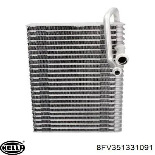 Compre 8FV351331091 HELLA Vaporizador de aparelho de ar condicionado