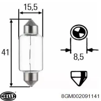 Lâmpada HELLA 8GM002091141 preço, a partir de 2,03 USD
