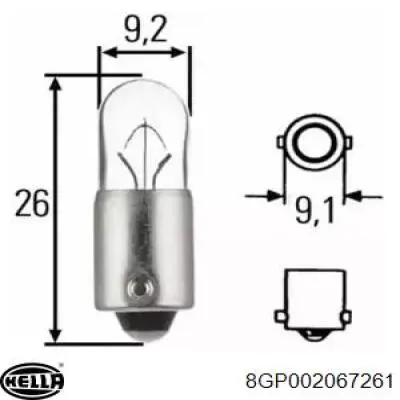 Lâmpada Tempest TMPL11204HW preço, a partir de 0,96 USD